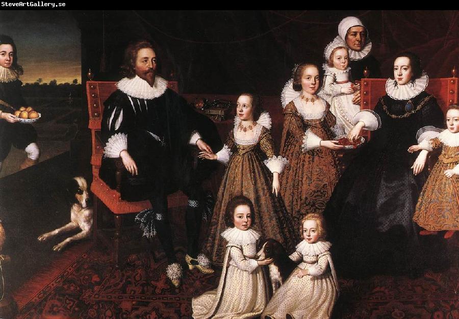 JOHNSON, Cornelius Sir Thomas Lucy and his Family sg